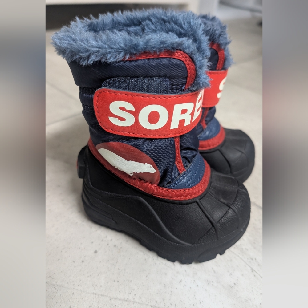 Sorel Kids' Winter Boots - Black and Red